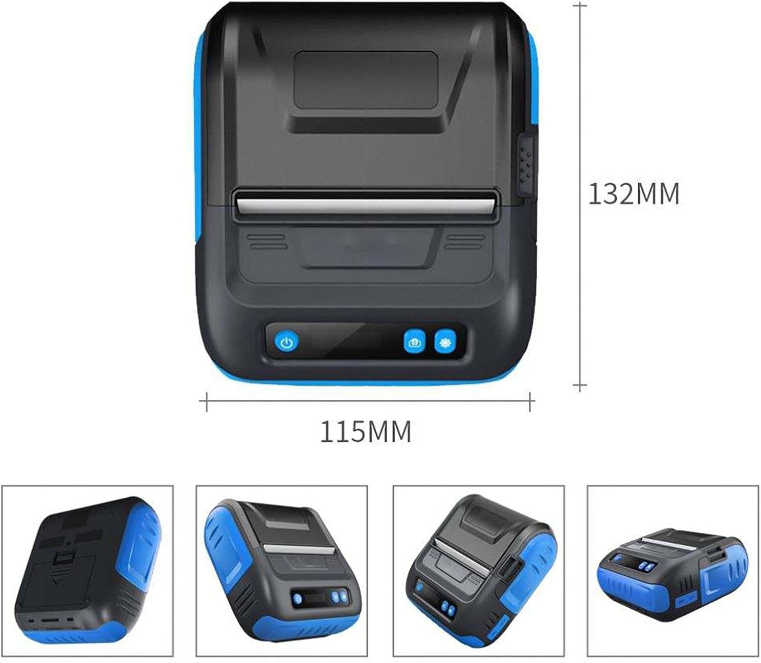 AsGoo80 Mini Termal Mobil Cep Termal Yazıcı Ekranlı - Görsel 3